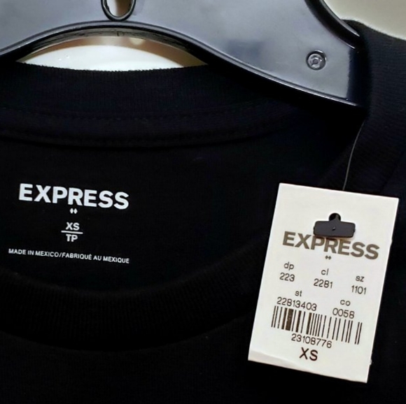 *NEW* Express Men Spliced Black Exp NYC Graphic - Picture 2 of 3